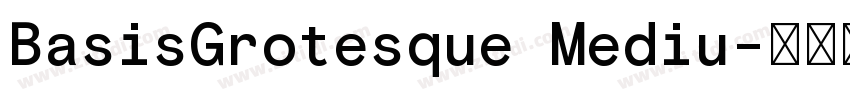BasisGrotesque Mediu字体转换